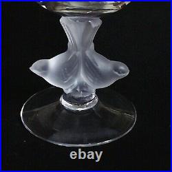 1 (One) SASAKI WINGS CLEAR Frosted Crystal 5 Compote DISCONTINUED