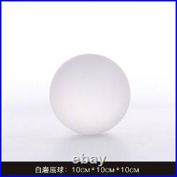 200MM Solid Frosted Crystal Sphere Decorative Ball Opaque Glass Centerpiece