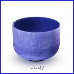 8 Inch Crystal Singing Bowl A Note 3rd Eye Chakra Frosted Quartz Sound Bowl