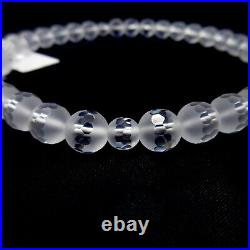Frosted Crystal Opaque Quartz Gemstone Japanese Juzu Buddhist Mala Prayer Beads