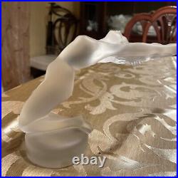 LALIQUE, FRANCE Chrystal CHRYSIS NUDE FIGURINE #11809 MOTOR MASCOT PAPERWEIGHT