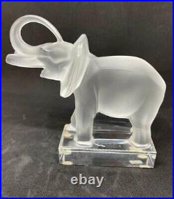 Lalique Crystal Elephant #11801