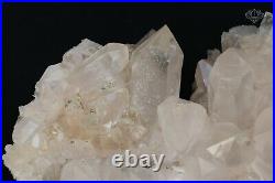 Lemurian Frosted White Quartz Crystal 9.280 Kg Pointed Crystal Quartz Specimen