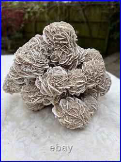 Selenite Desert Rose Frosted Cluster Large Moroccan Crystal Cluster 2879g 5