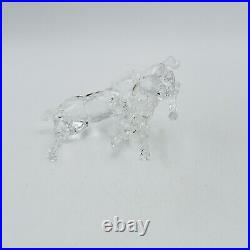 Swarovski Pair Of Foals Horses Figurine Ornament Clear NEW IN BOX 627637