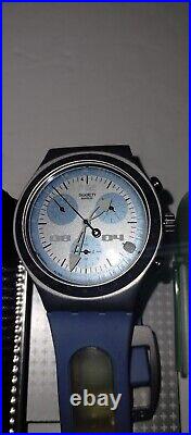 Swatch Irony Chronograph Hoar Frost Light Blue 1999 Vintage